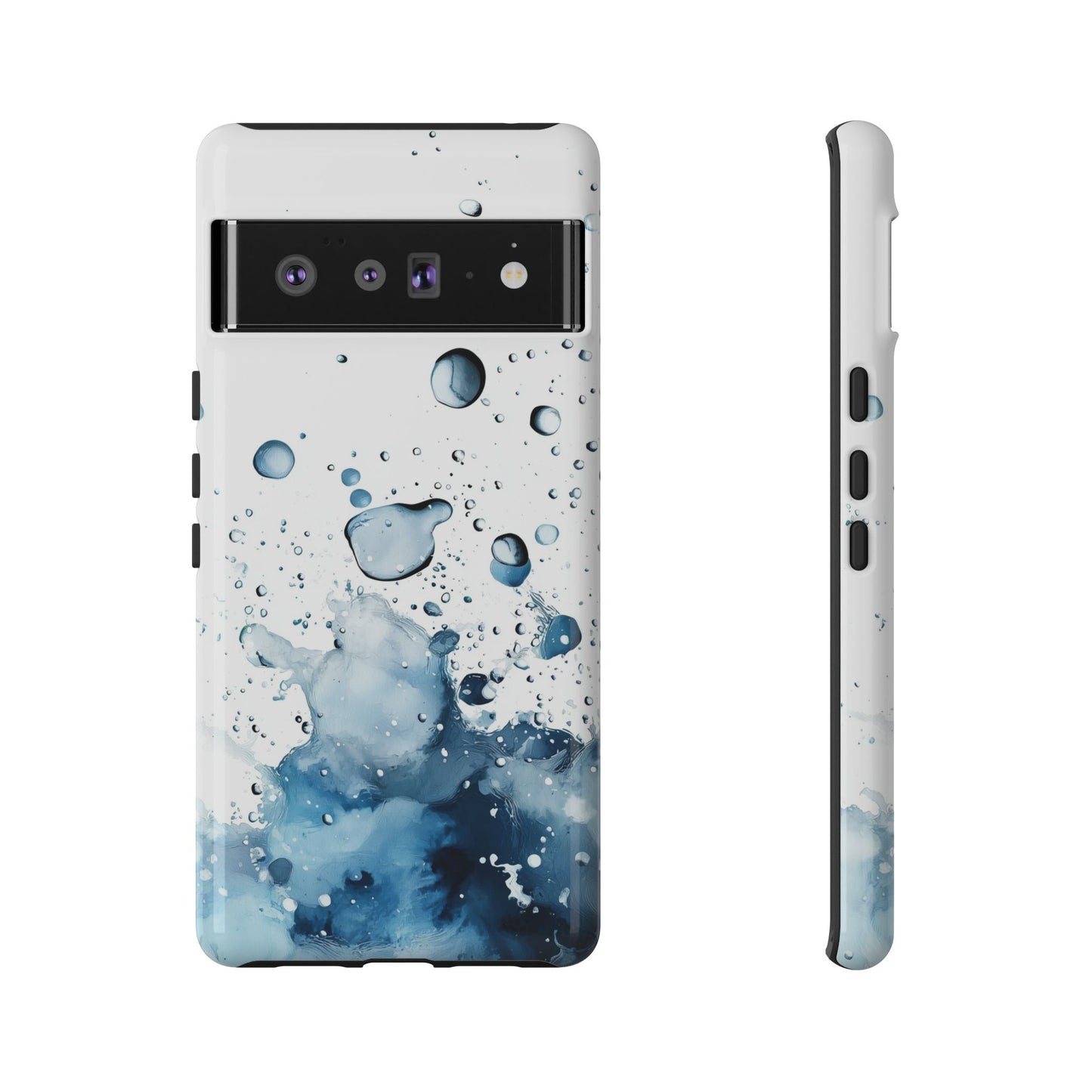 Aqua Burst Watercolor Phone Case for iPhone, google Pixel & Samsung
