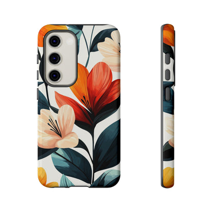 Sunset Garden Floral Case | Vibrant Bloom Design for iPhone, Pixel & Samsung