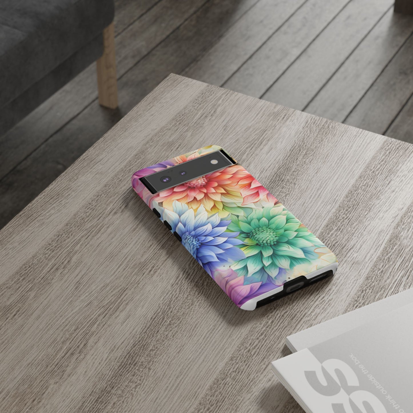 Rainbow Bloom Mandala Floral Mobile Case