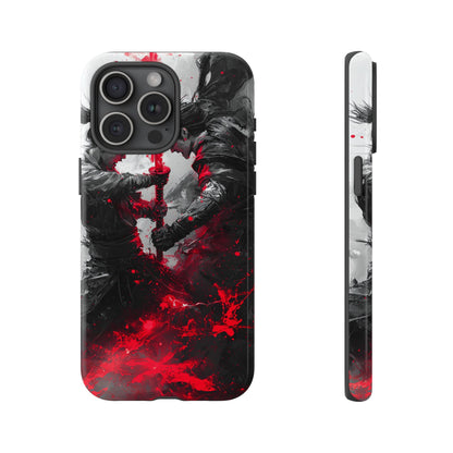 Duel of Fates | Red Energy Samurai Clash Phone Case for iPhone, Samsung & Pixel