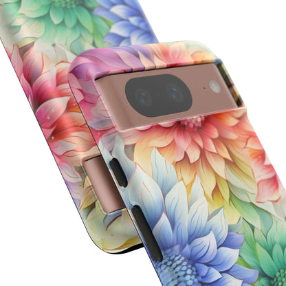 Rainbow Bloom Mandala Floral Mobile Case
