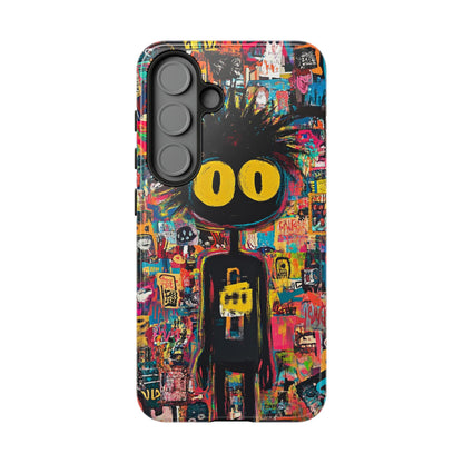 Urban Art iPhone Case – Basquiat Graffiti Style Cover - iPhone, Samsung & Google Pixel Cover - Artistic Painting Case,  Art Lover Gift