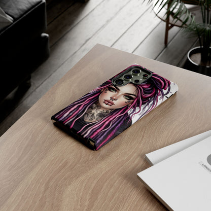 Neon Gothic Beauty Mobile Case