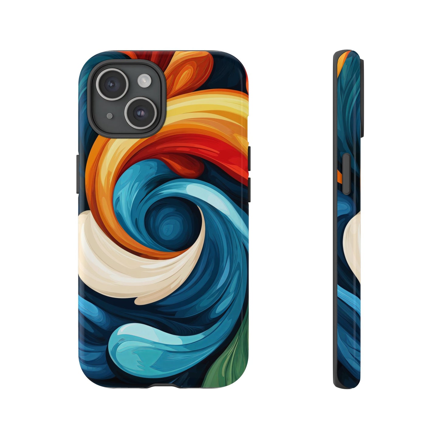 Colorstorm – Fluid Energy Abstract Phone Case for iPhone, Samsung & Pixel
