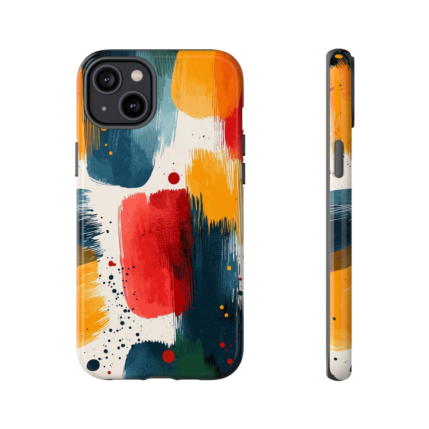 Color Burst Abstract Brushstroke Phone Case for iPhone, Samsung & Pixel