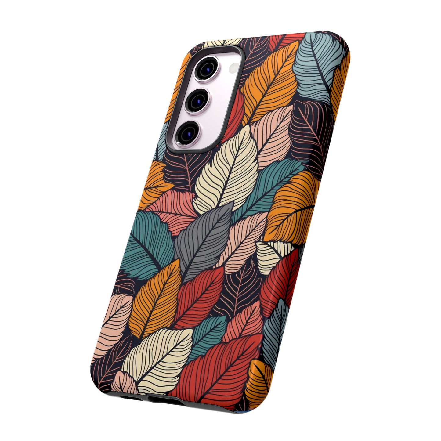 Colorful Abstract Leaves Pattern Design