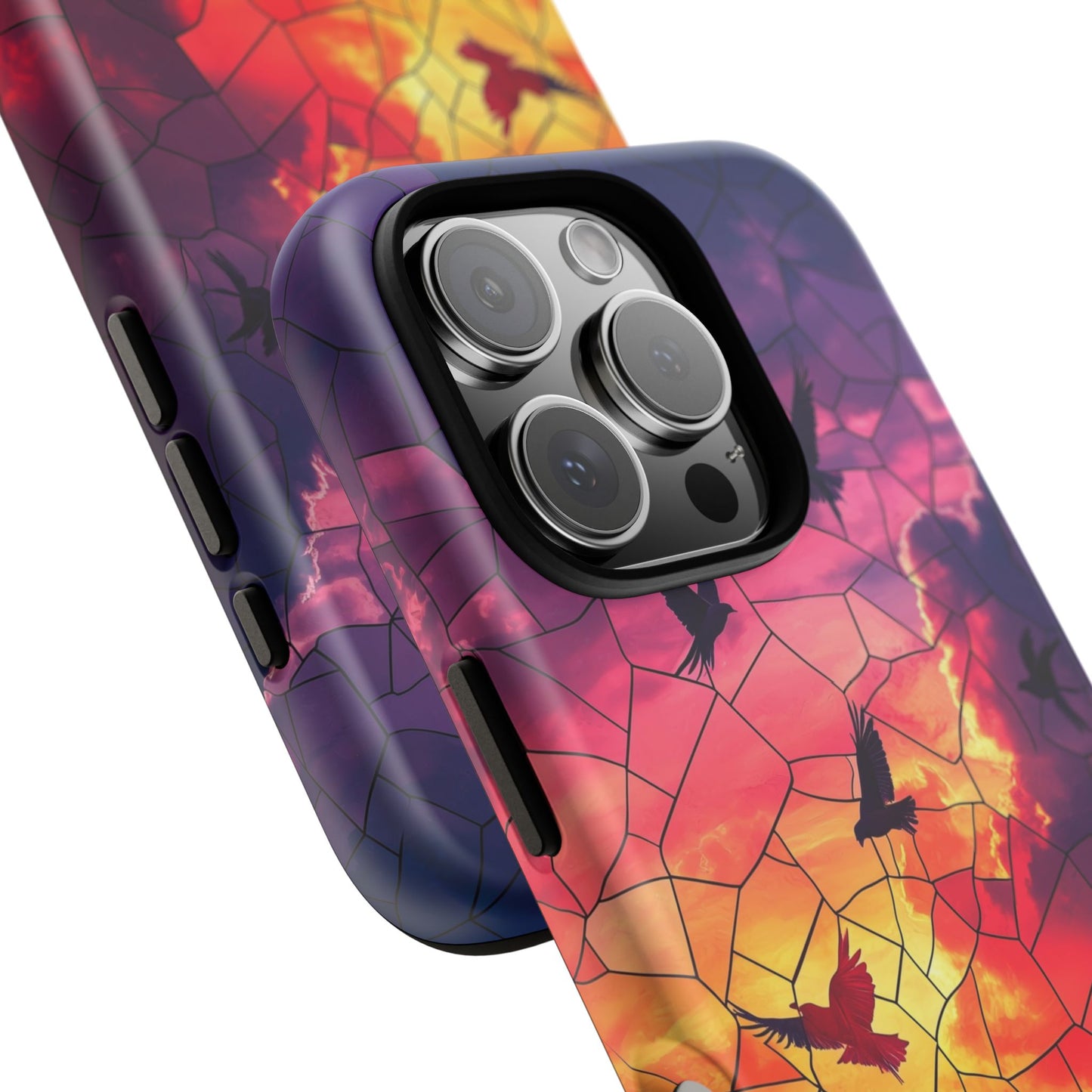 Chorus of Flight – Mosaic Birds Phone Case for iPhone, Samsung & Pixel