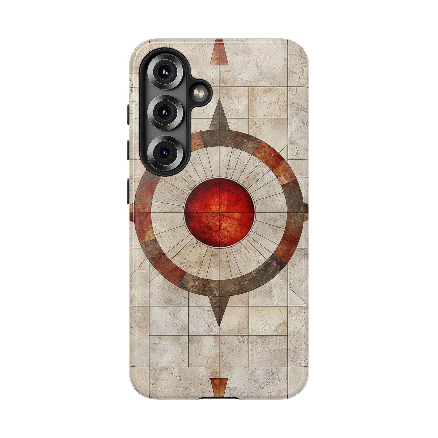 Boho Stone Compass Phone Case for iPhone, Pixel & Samsung