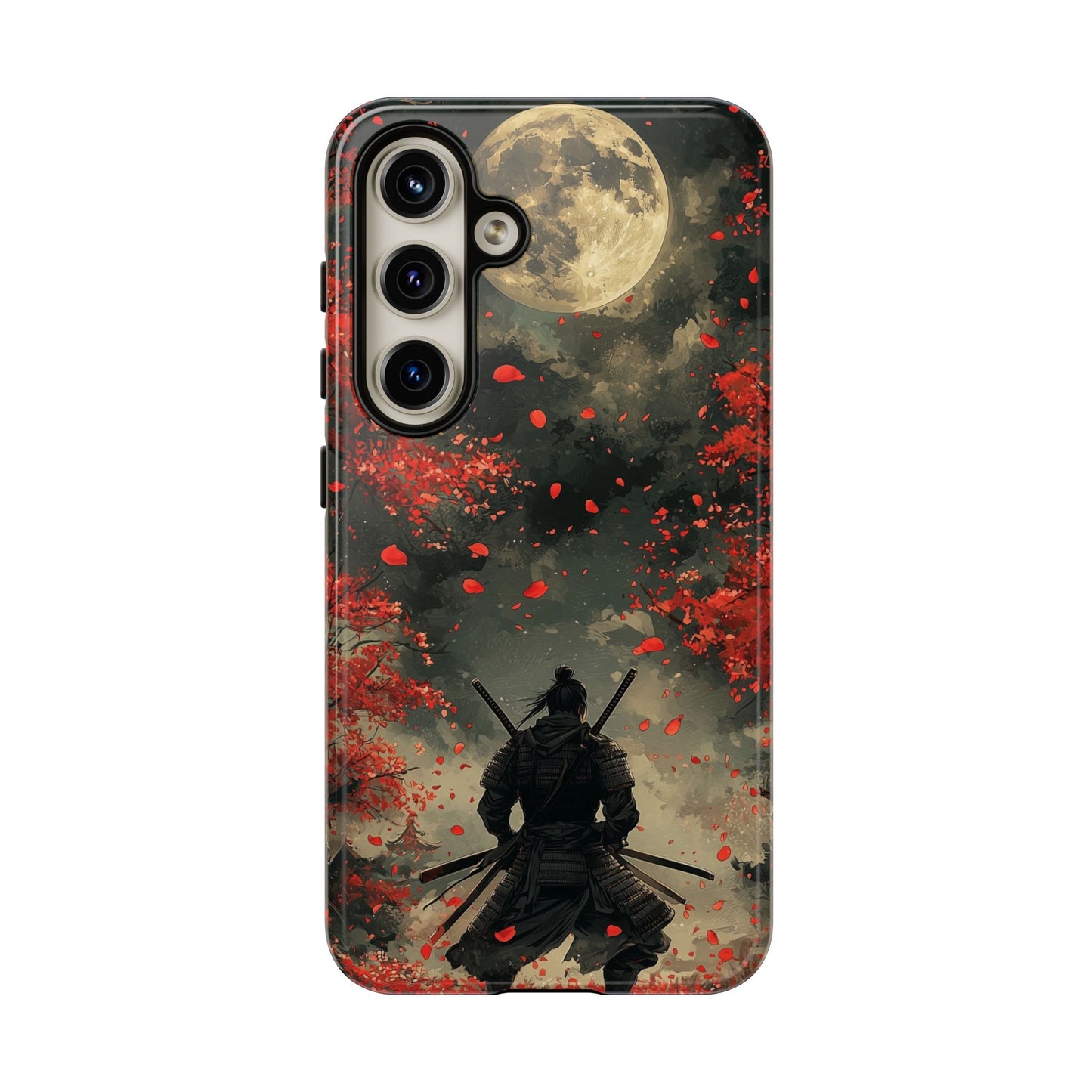 Moonlit Samurai: The Last Stand Phone Case for iPhone, Samsung & Pixel
