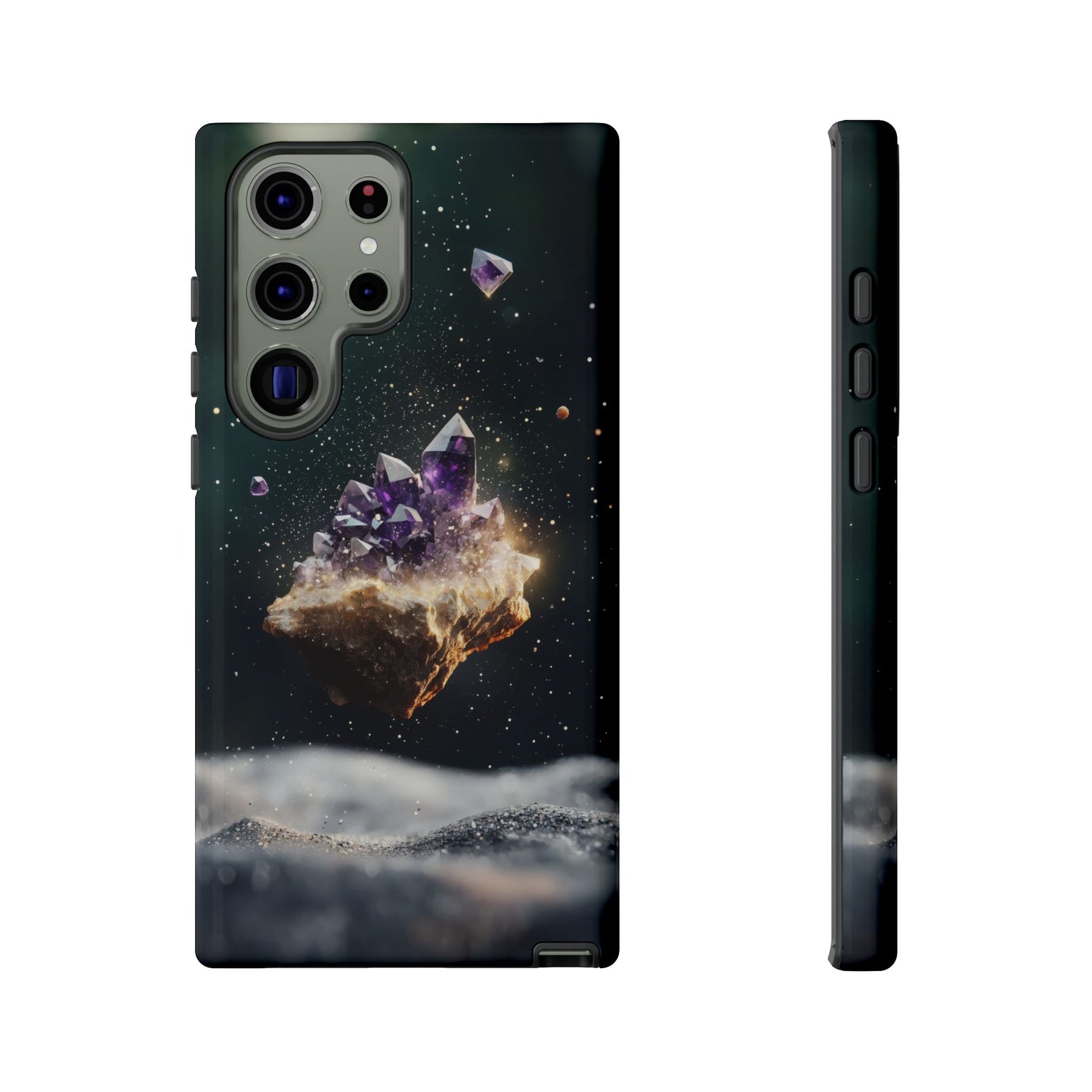 Mystic Amethyst Stones Phone Case for iPhone, Samsung & Google Pixel