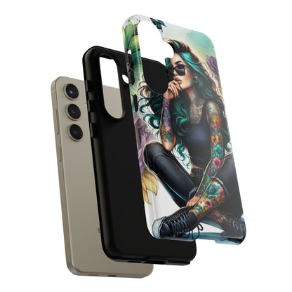 Urban Wildflower – Edgy Tattooed Beauty Mobile Cover
