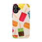 Colorful Popsicle Pattern Phone Case for iPhone, Google Pixel, Samsung
