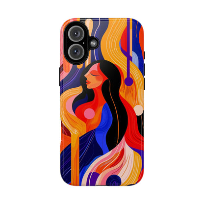 Muse in Motion – Abstract Goddess Phone Case for iPhone, Samsung & Pixel