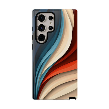 Velvet Waves – Abstract Flow Phone Case for iPhone, Samsung & Pixel