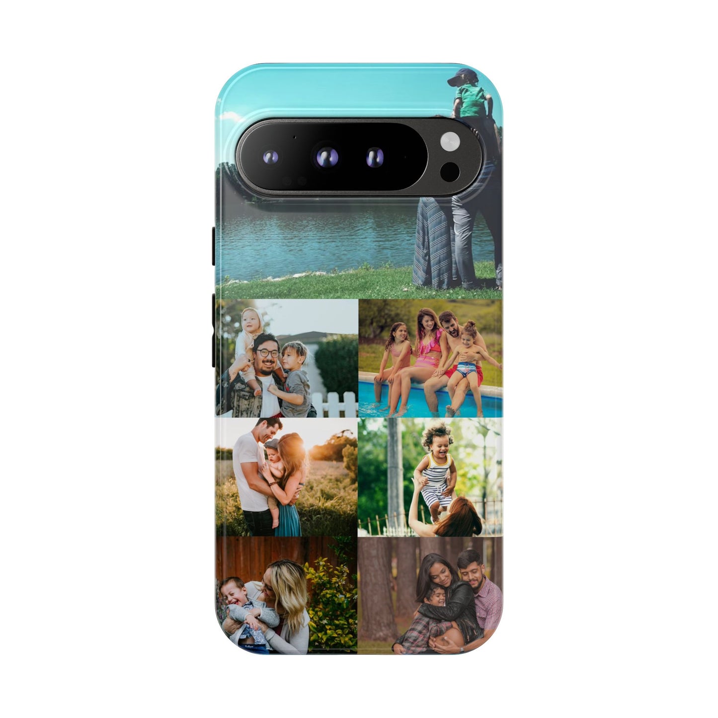 Personalised Custom Photo Collage Phone Case – Add Your Images/Loving Memory – Unique Gift for iPhone, Samsung  & Google Pixel – Protective & Stylish Cover, Couples Gift