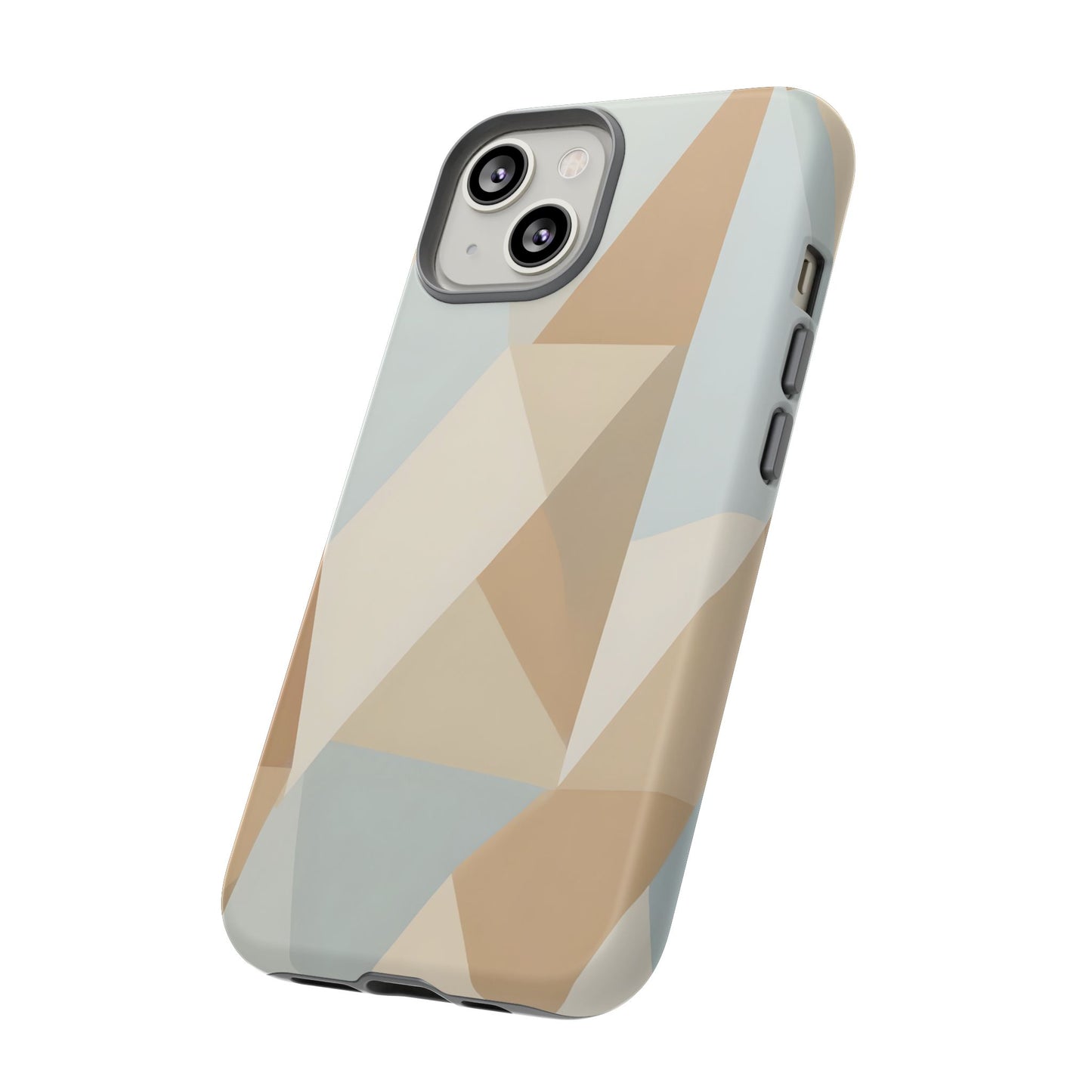 Neutral Geometrical Triangular Abstract Pattern