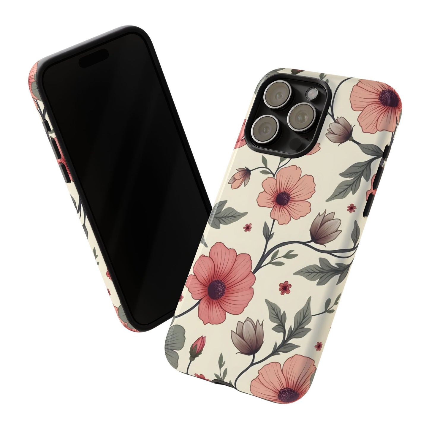 Floral Iphone Case, Botanical Pattern Design