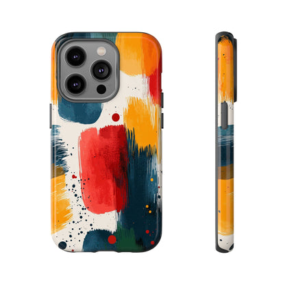 Color Burst Abstract Brushstroke Phone Case for iPhone, Samsung & Pixel