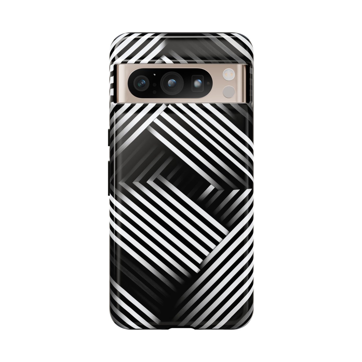 Monochrome Matrix Phone Case for iPhone, Pixel & Samsung