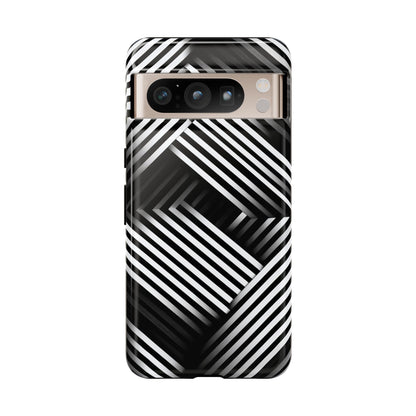 Monochrome Matrix Phone Case for iPhone, Pixel & Samsung