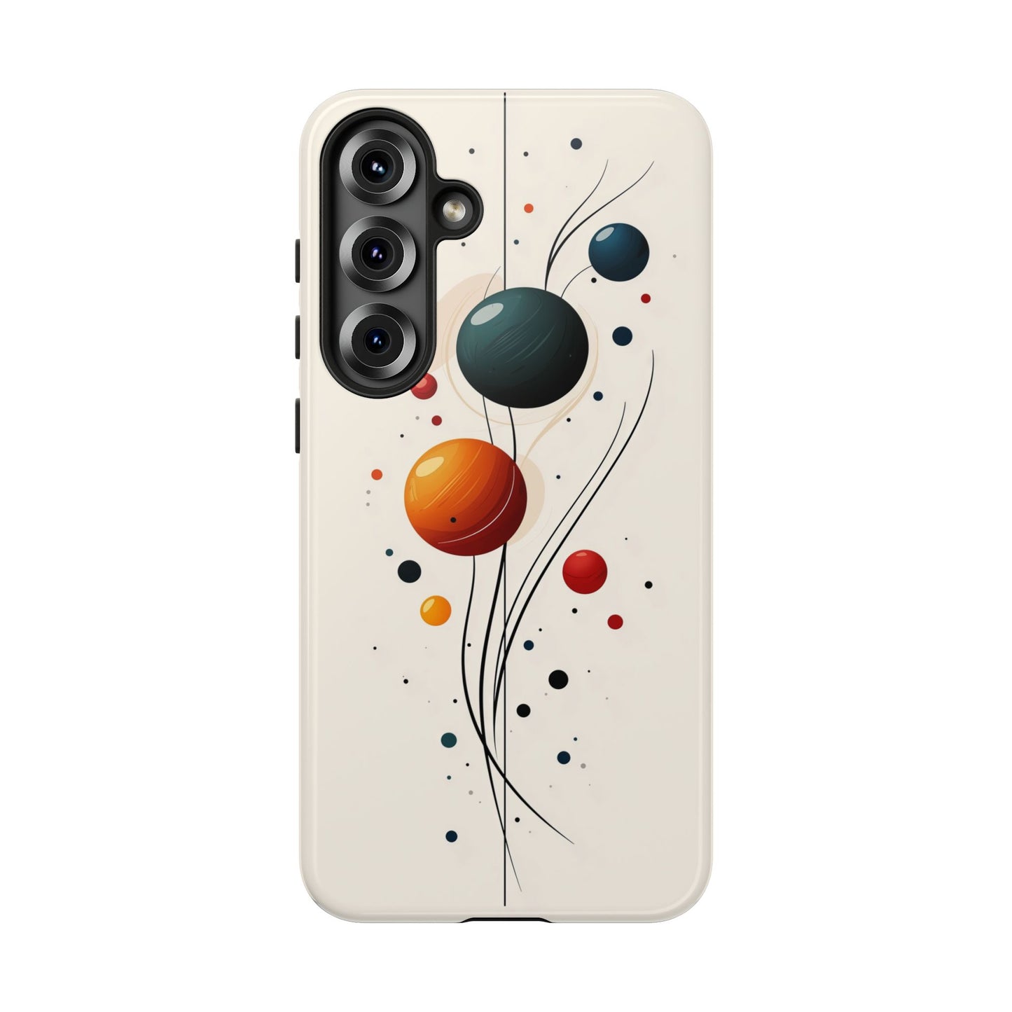 Modern Orbit Abstract Phone Case – Minimal Planet-Inspired Design for iPhone, Samsung & Pixel