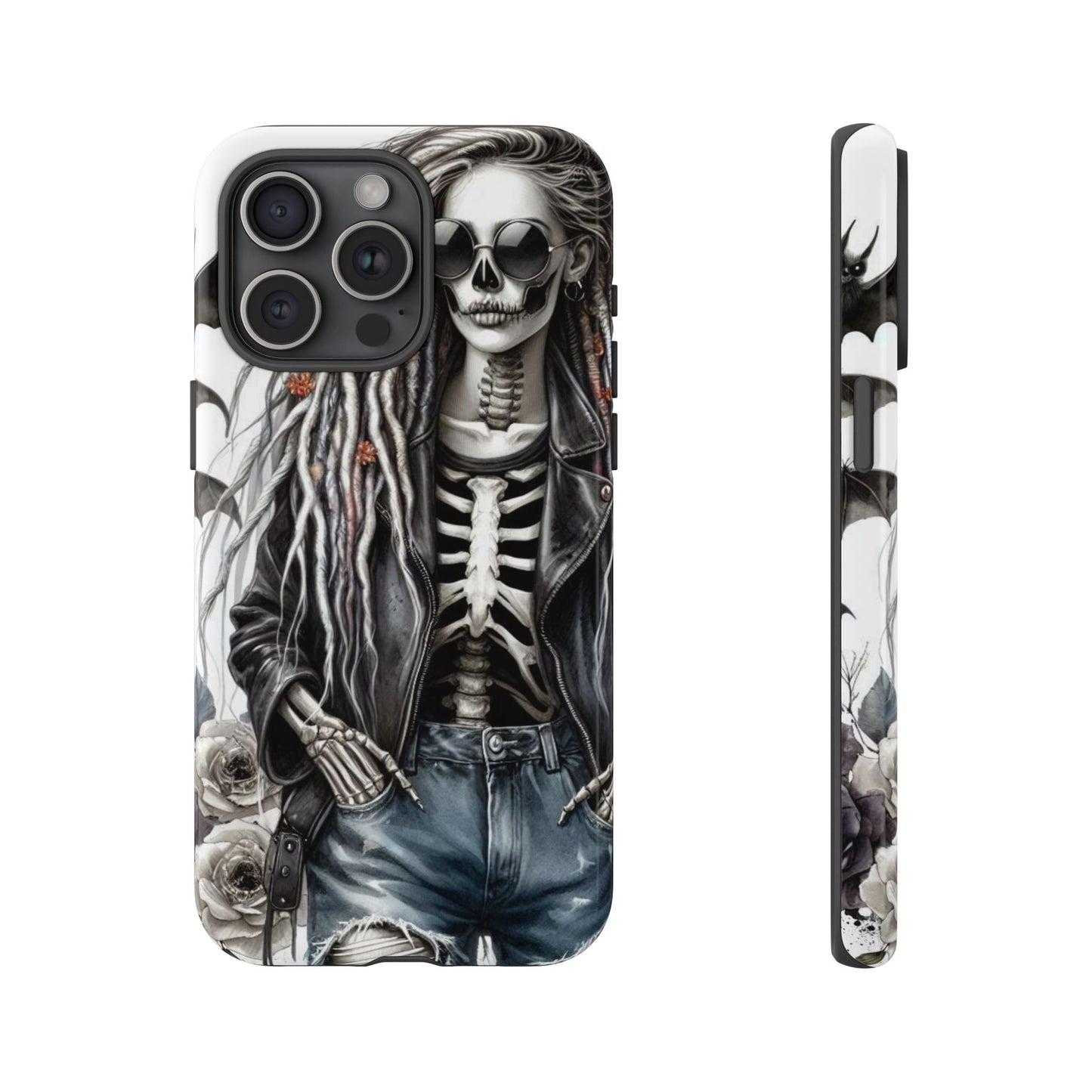 Skull Queen – Gothic Skeleton & Dark Grunge Mobile Cover