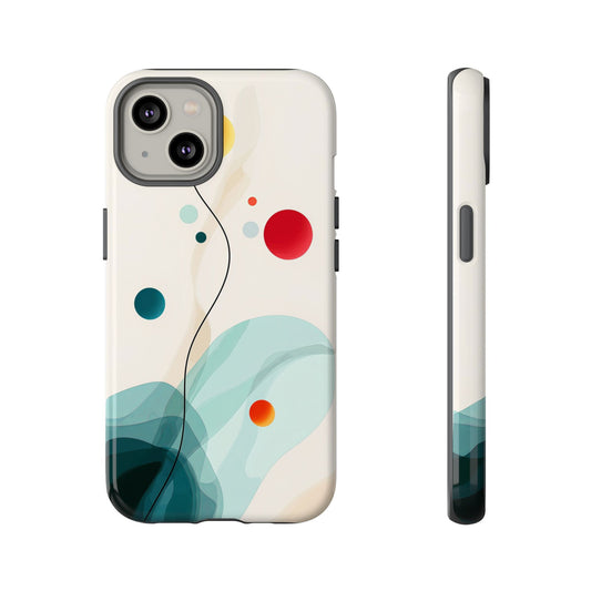 Cosmic Citrus Flow – Abstract Art Phone Case  for iPhone, Samsung & Pixel