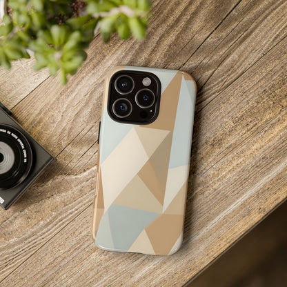 Neutral Geometrical Triangular Abstract Pattern