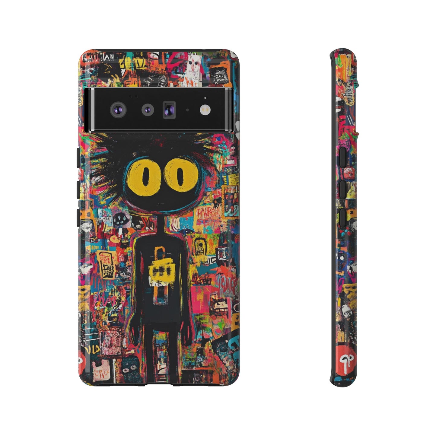 Urban Art iPhone Case – Basquiat Graffiti Style Cover - iPhone, Samsung & Google Pixel Cover - Artistic Painting Case,  Art Lover Gift