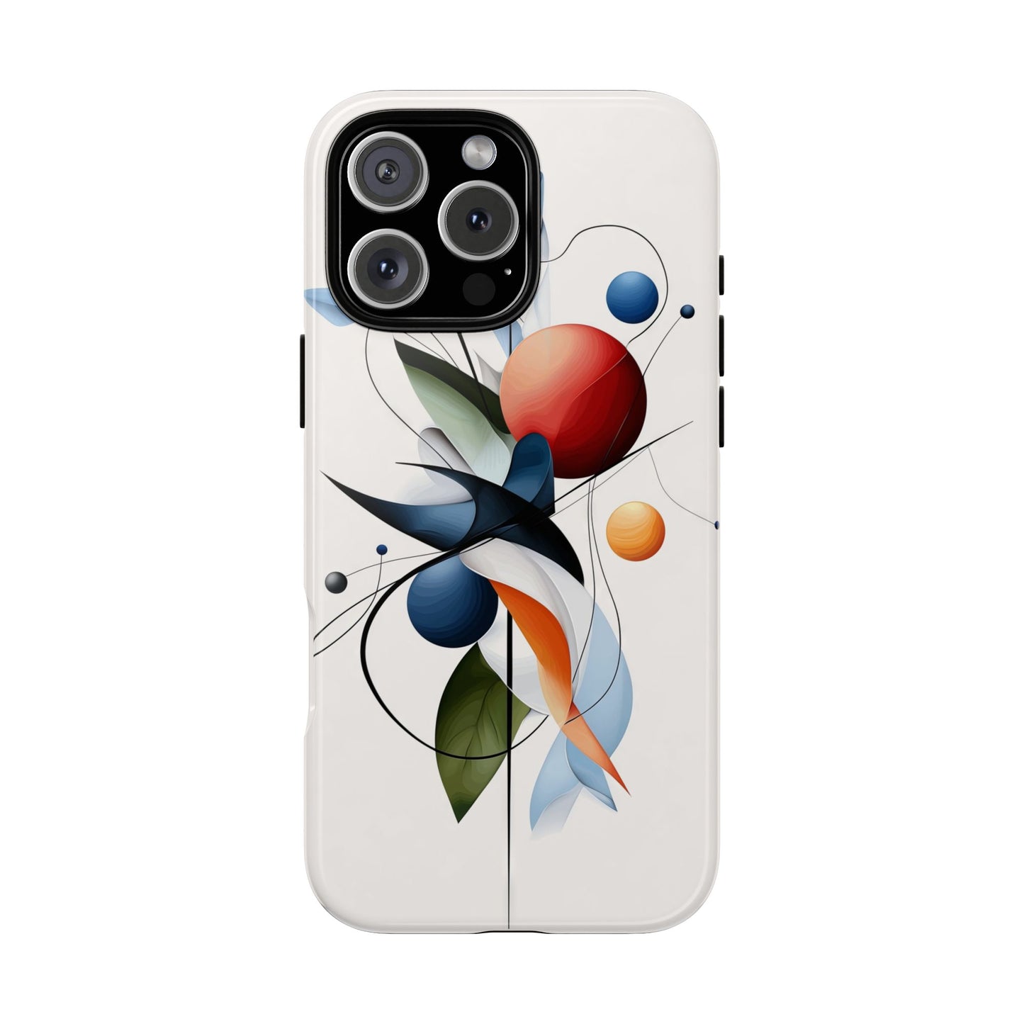 Orbit Bloom – Minimal Abstract Art Phone Case for iPhone, Samsung & Pixel