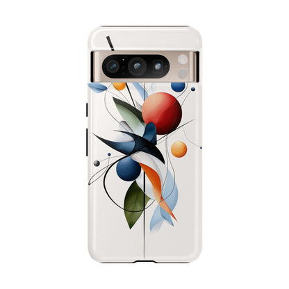 Orbit Bloom – Minimal Abstract Art Phone Case for iPhone, Samsung & Pixel