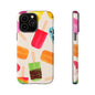 Colorful Popsicle Pattern Phone Case for iPhone, Google Pixel, Samsung