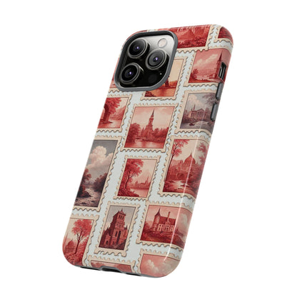 Vintage Postcard Stamps Phone Case
