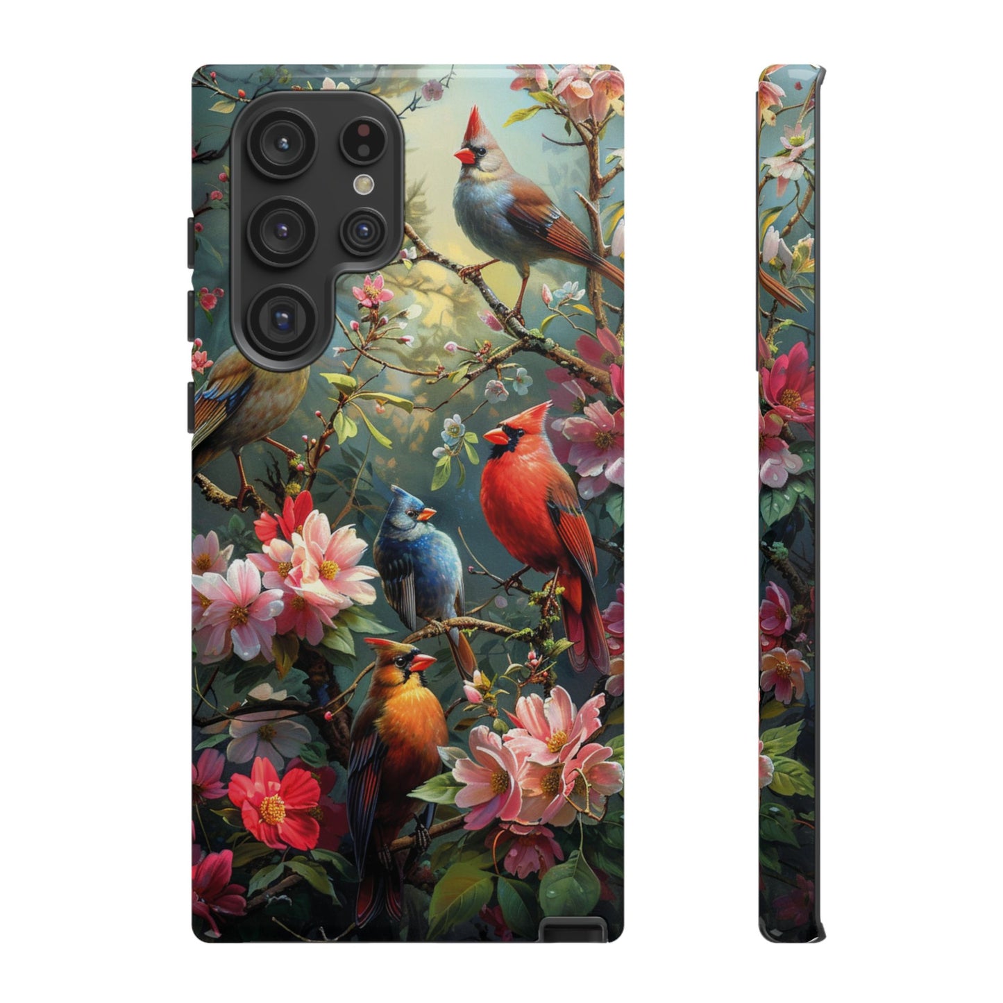 Floral Birds Phone Case – Cute & Protective Cover for iPhone, Samsung & Google Pixel