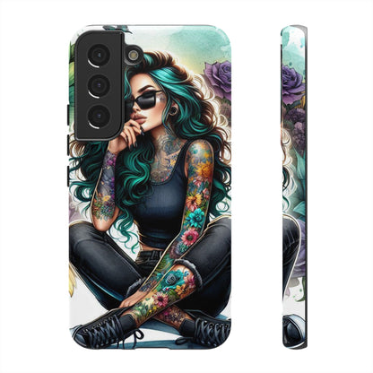 Urban Wildflower – Edgy Tattooed Beauty Mobile Cover