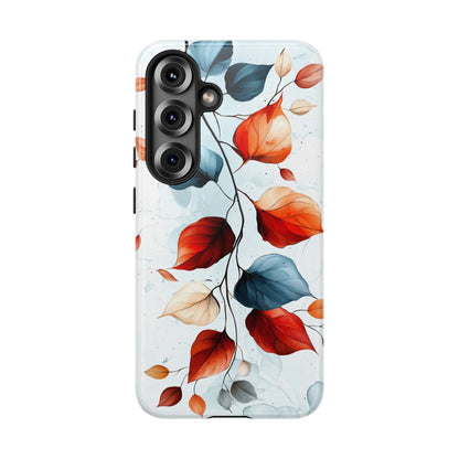 Crimson Drift | Minimalist Botanical Phone Case for iPhone, Pixel & Samsung