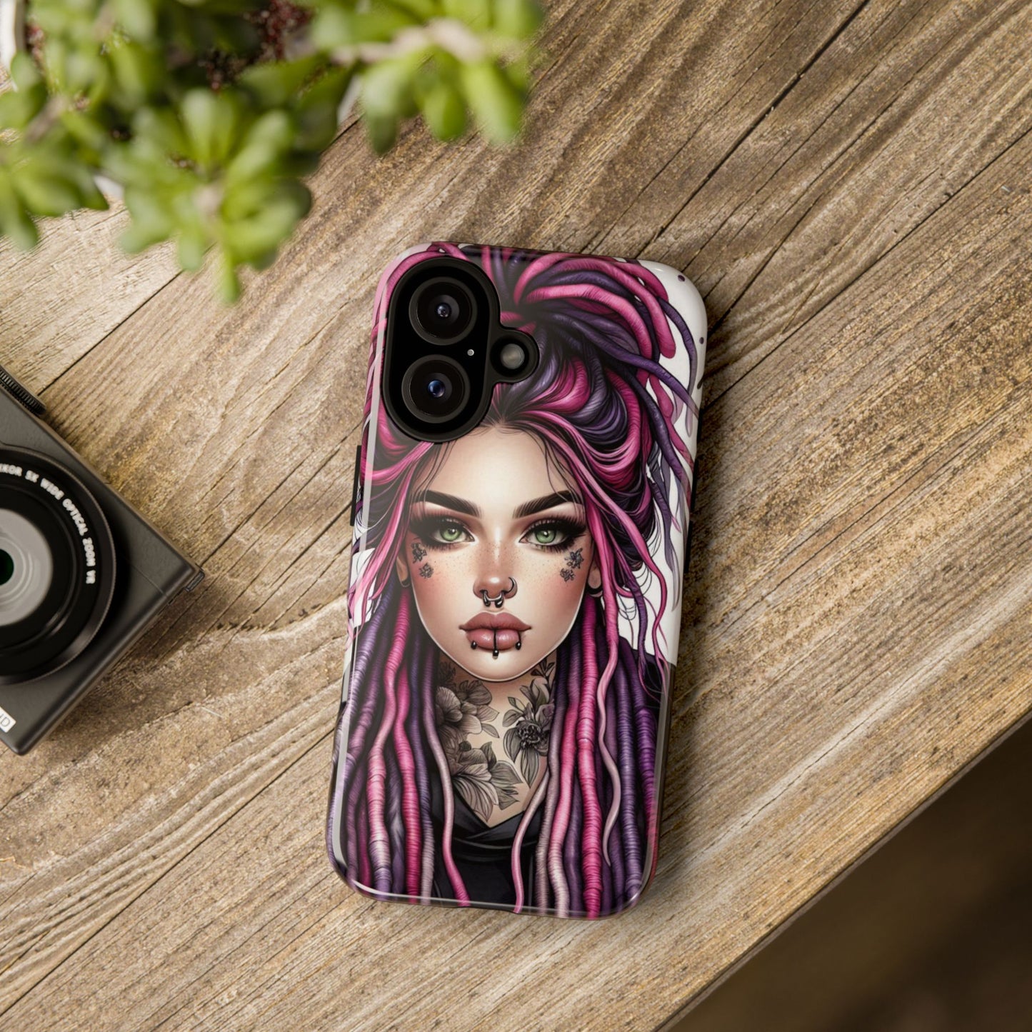 Neon Gothic Beauty Mobile Case