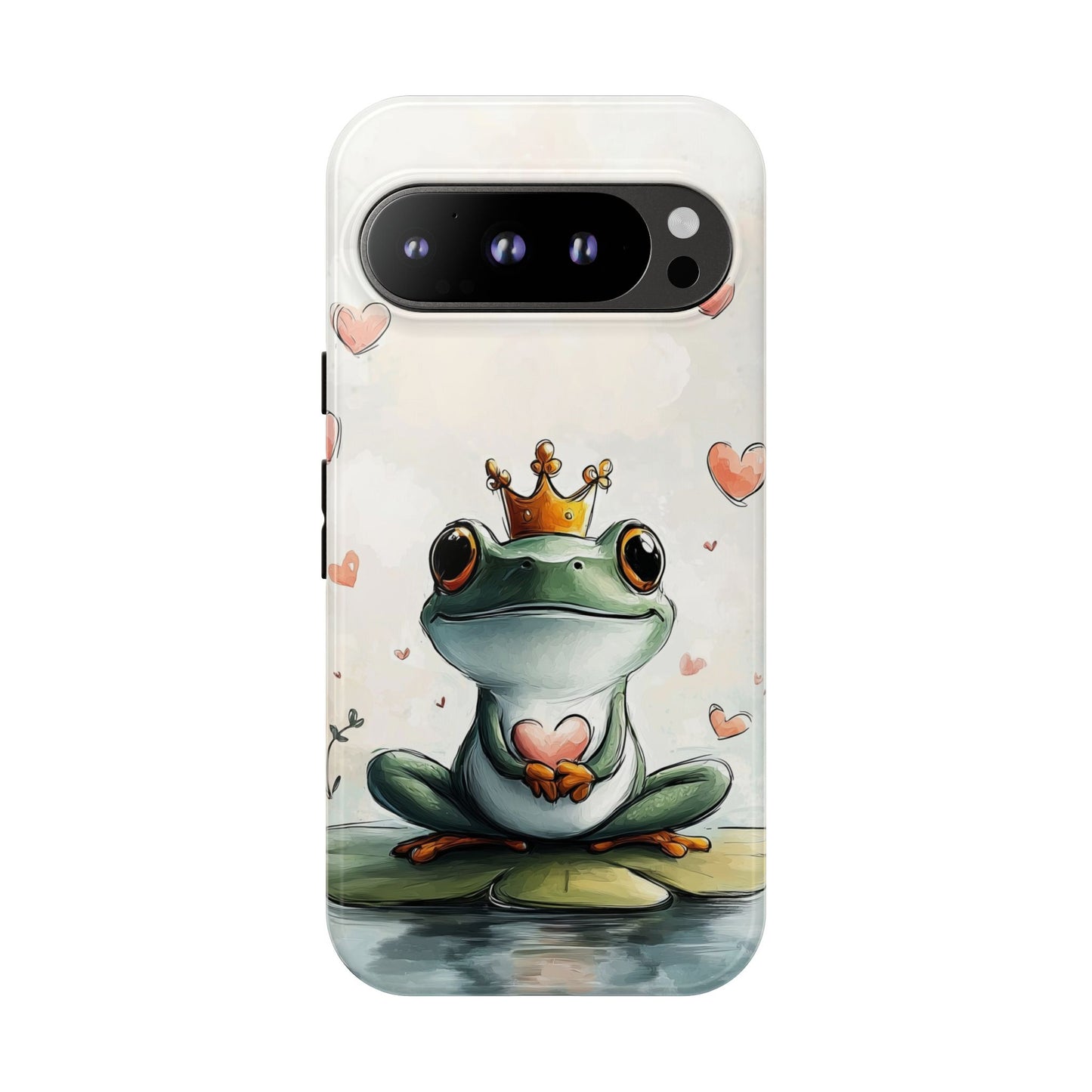 Frog Prince Phone Case – Cute Anime Aesthetic for iPhone, Google Pixel & Samsung