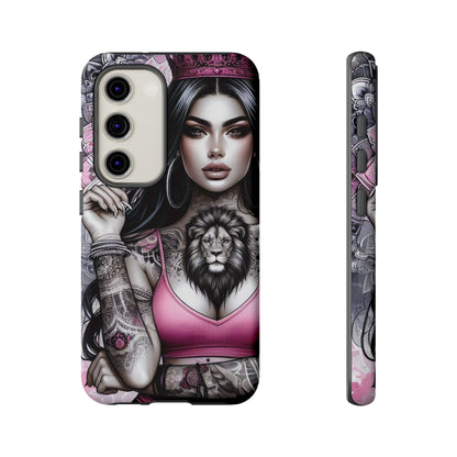 Queen of the Jungle – Regal Tattooed Goddess Mobile Cover