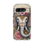 Elegant Floral Elephant Mobile Cover – Royal Mandala Art
