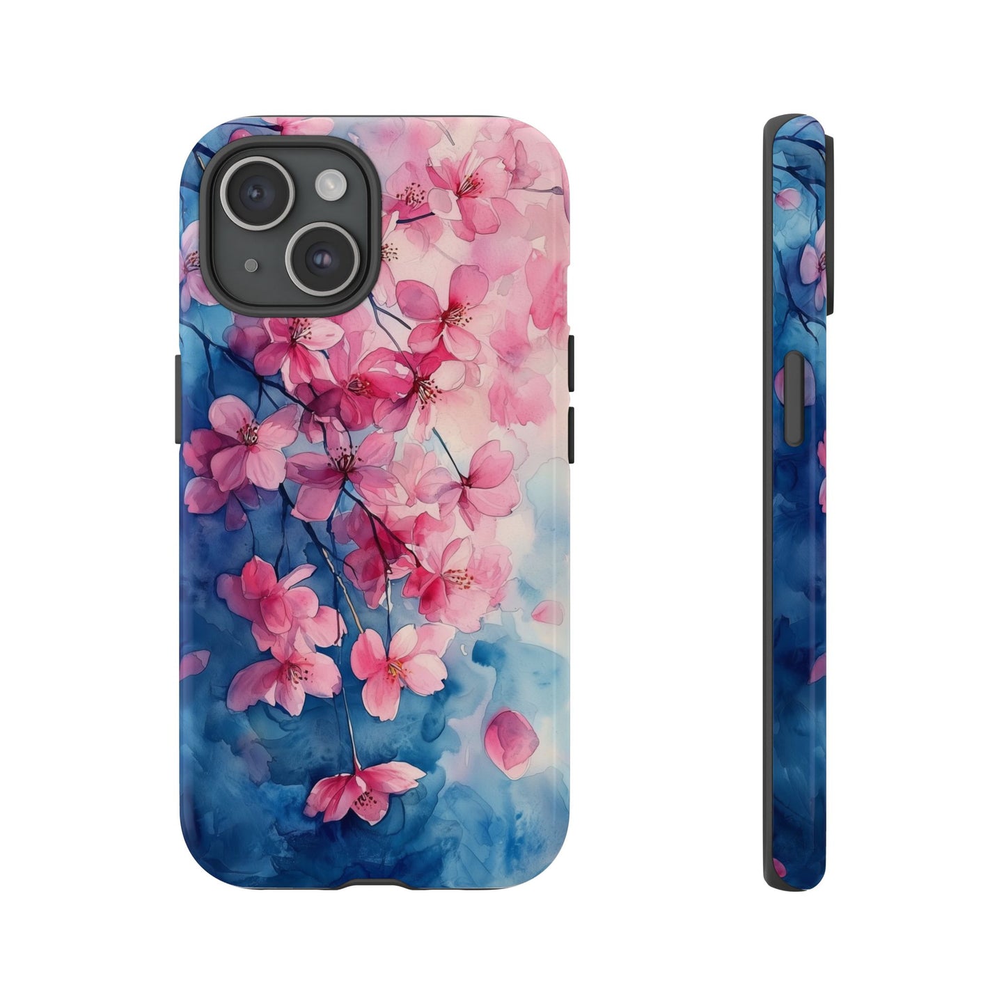 Pastel Petal Rain Watercolor Phone Case for iPhone, google Pixel & Samsung