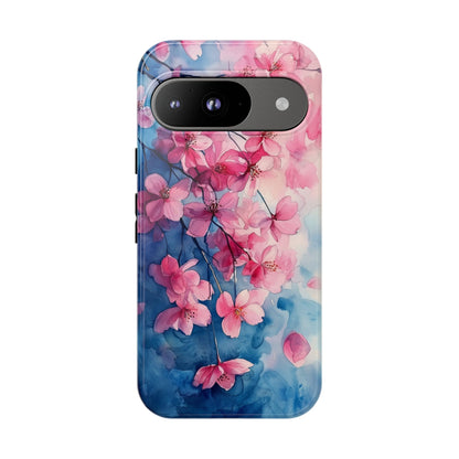 Pastel Petal Rain Watercolor Phone Case for iPhone, google Pixel & Samsung