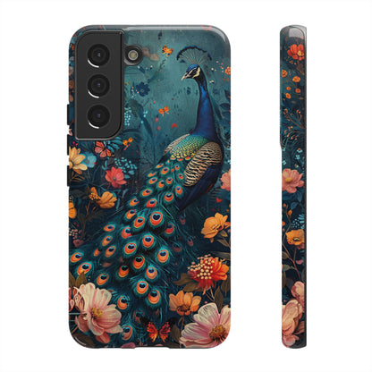 Floral Peacock Birds Phone Case – Cute & Protective Cover for iPhone, Samsung & Google Pixel