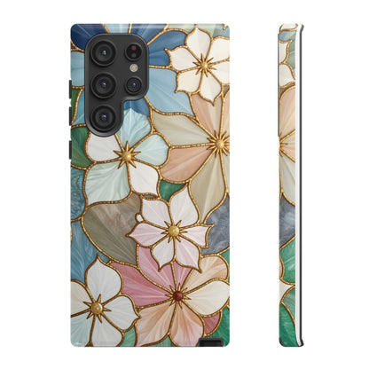 Floral Symphony: Stained Glass Elegance