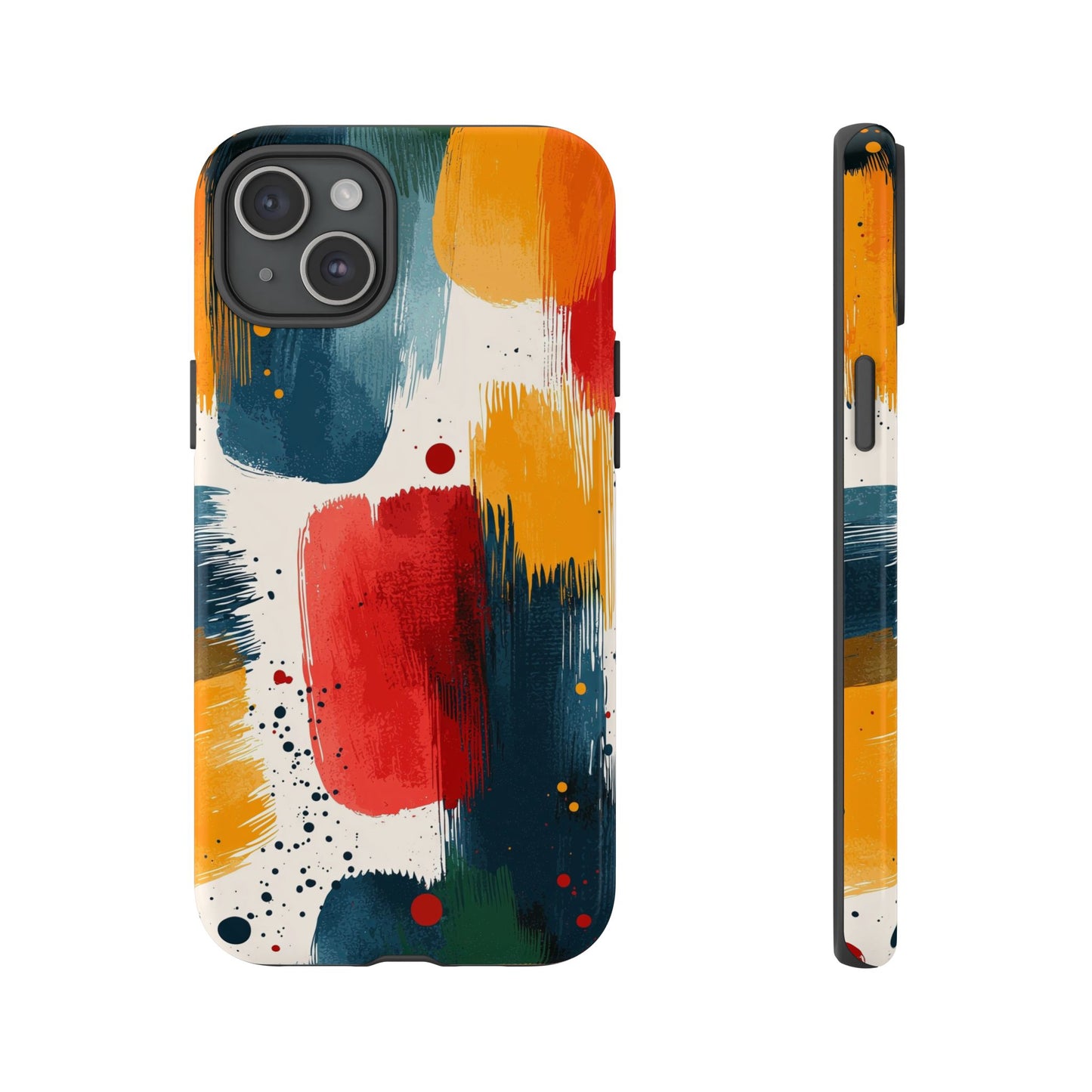 Color Burst Abstract Brushstroke Phone Case for iPhone, Samsung & Pixel