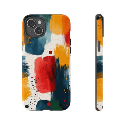 Color Burst Abstract Brushstroke Phone Case for iPhone, Samsung & Pixel