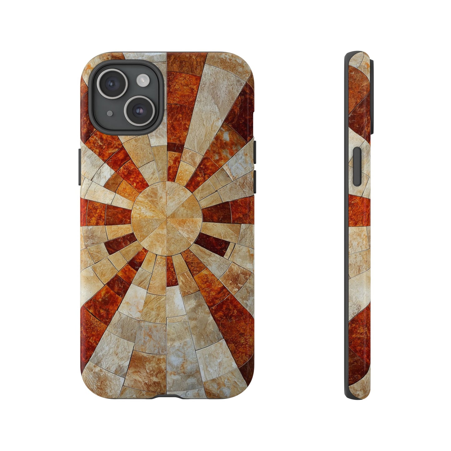 Boho Radiance Stone Mosaic Phone Case for iPhone, Pixel & Samsung