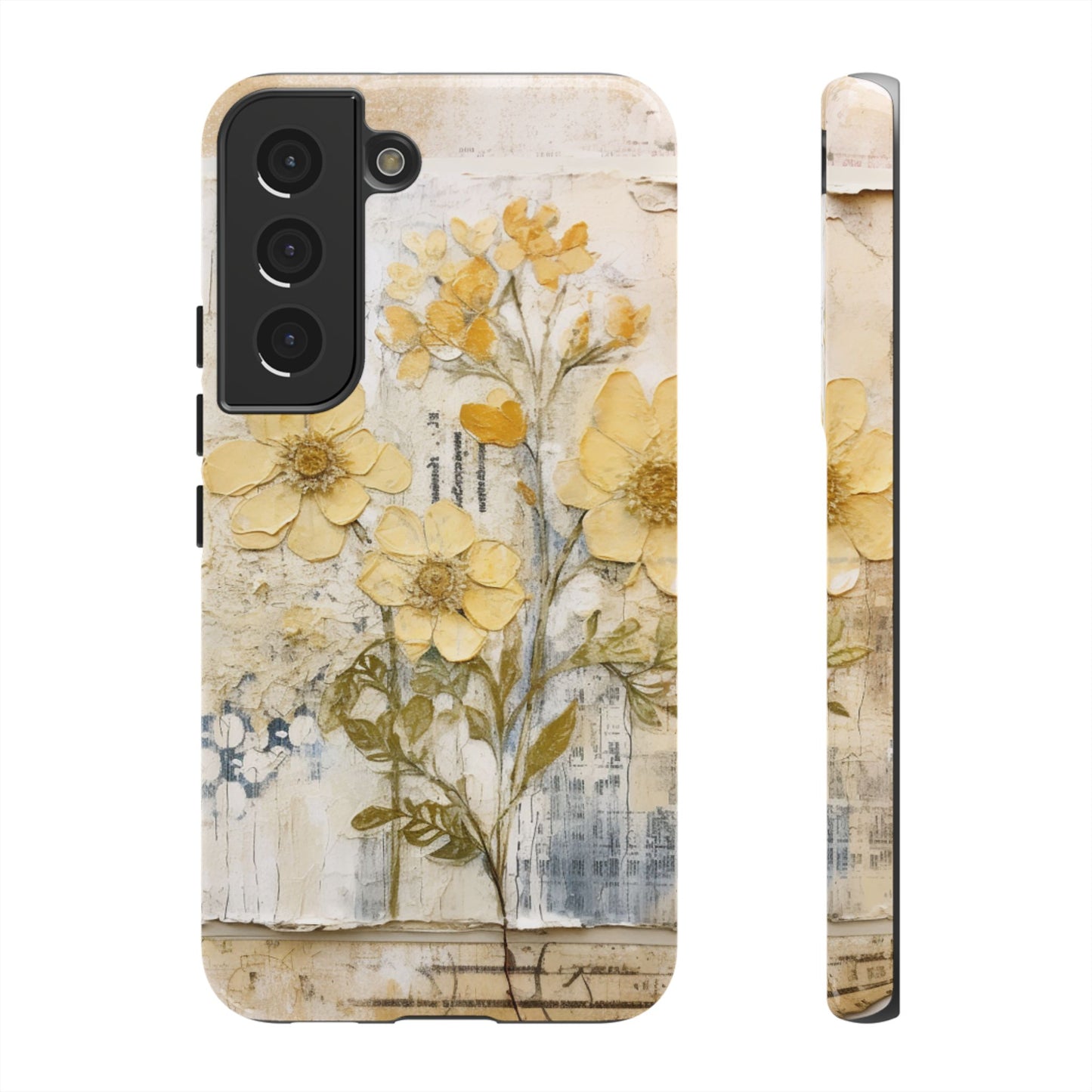 Vintage Botanical Floral Mobile Case