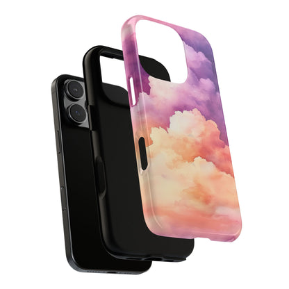 Cotton Candy Skies Watercolor Phone Case for iPhone, google Pixel & Samsung