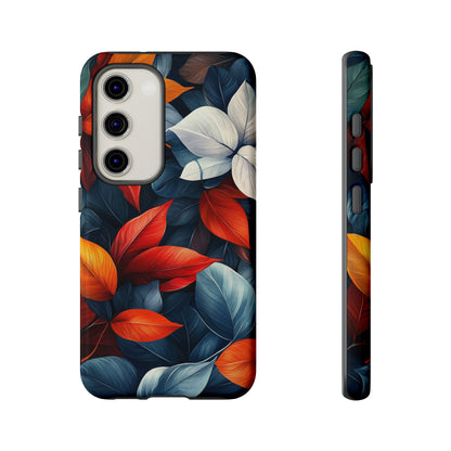 Autumn Midnight Leaves | Luxe Floral Phone Case for iPhone, Pixel & Samsung